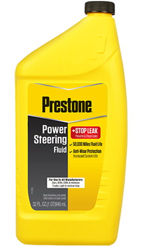 Prestone® Power Steering Fluid + Stop Leak