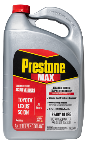 Prestone® Asian Vehicles (Red/Pink) Coolant